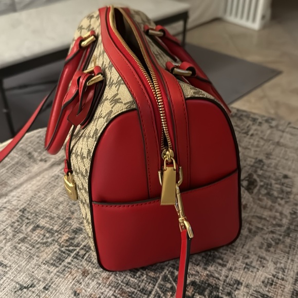 Michael Kors Tan Logo with Red Accents. Never Used. - Picture 4 of 5